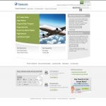 SAA screenshot Flysaa.com on Sunday morning